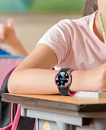 Розумний дитячий 4G годинник з сім картою Lemfo T5 з GPS відстеженням, дзвінками, прослушкою камерою та кнопкою SOS для дітей Зелений - мініатюра 11