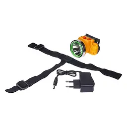 Налобний LED ліхтар 4601 акумуляторний 1600 mAh - мініатюра 3