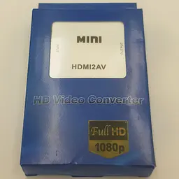 Конвертер адаптер з HDMI на AV тюльпани RCA перехідник перетворювач 1080P відео та аудіо UKC білий - мініатюра 7