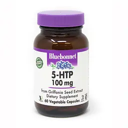 Амінокислота Bluebonnet Nutrition 5-HTP 100 mg, 60 капсул