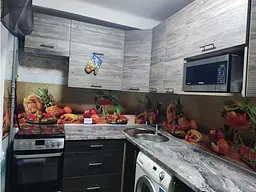 Кухонний фартух Ананаси для кухні наклейка овочі фрукти Натюрморт Коричневий 65х250 см Happy Pocket Z180430 - мініатюра 8