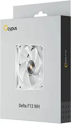 Вентилятор Ocypus DELTA F12 120MM WH (DELTA-F12-WH1NM00X-GL) - мініатюра 5