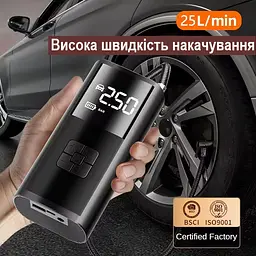 Акумуляторний насос - компресор для авто, мотоцикла, велосипеда Nectronix PR-325 (101138) - мініатюра 3
