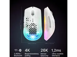 Миша SteelSeries Aerox 3 Wireless Gen 2 Ghost (62715) - мініатюра 6