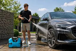 Миття високого тиску MKA-02 220 V / Електричне миття для авто, саду, будинки 150 Бар / Автомийка високого тиску - мініатюра 4