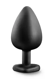 Анальна пробка з каменем Blush Temptasia Bling Plug large Black