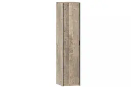 Шафа-пенал з полицями для одягу Moreli Forte F-0013 у стилі Loft 483х2107х590 мм Дуб Гранж Пісочний