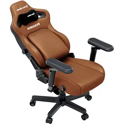 Крісло геймерське Anda Seat Kaiser 4 V2 Size XL до 180 кг ігрове Brown PVC (AD12YDDC-XLL-20-K-PV/C-03) - мініатюра 6