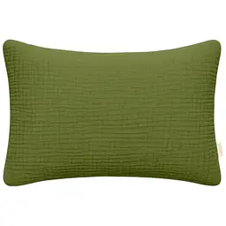 Наволочка Cosas Avocado муслінова 40х60 см оливкова (020Muslin_Avocado_40x60)