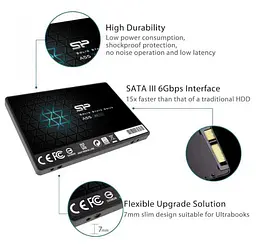 SSD диск 4Tb 2.5'' SATA3 SILICON POWER A55 SP004TBSS3A55S25 - мініатюра 2