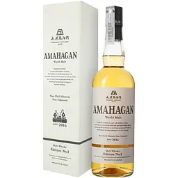 Віскі Amahagan Edition №1 Blended Malt Japanese Whisky 47% 0.7 л у подарунковій упаковці