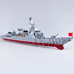 Конструктор XingBao Ракетний Есмінець 052D ВМС Китаю 1359 Деталей - мініатюра 4