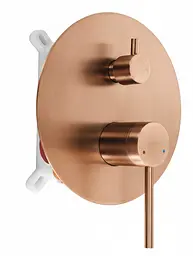 Душова система прихованого монтажу Rea Foss Clif + BOX brushed copper REA-P5649 - мініатюра 3