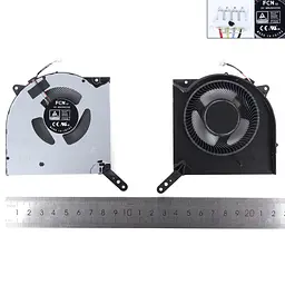 Вентилятор для Lenovo Legion 7-16ITHg6 Type 82K6, (5V CPU fan, FCN FNKL DFS5L32G064860) - мініатюра 3