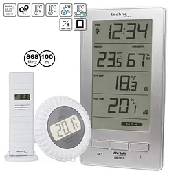 Термогігрометр Technoline WS9069 IT Silver (WS9069) - мініатюра 6