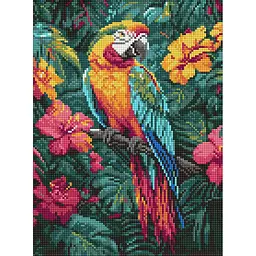 Алмазна мозаїка Тропічний птах ©art_selena_ua AMO8163, 30x40см