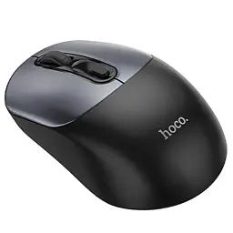 Бездротова миша Hoco GM28 2.4G Business Wireless Mouse Black Metal Grey - мініатюра 2