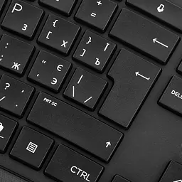 Клавіатура мембранна HP (Hewlett-Packard) 680 Comfort Dual-Mode 111key, BT, EN/UK, чорний - мініатюра 10