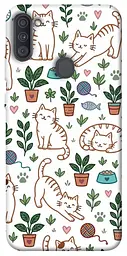 TPU чохол Demsky Cats pattern для Samsung Galaxy A11