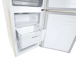 Холодильник LG 203x60х68 холодильне відділення 277 л морозильне відділення 107 л 2 двері А+ NF бежевий (GC-B509SECL) - мініатюра 9
