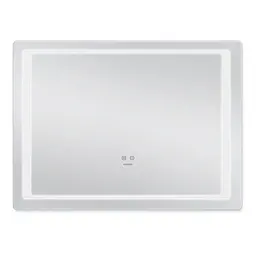 Дзеркало Kroner KRP Spiegel HR2 - 10070 з LED-підсвічуванням та антизапітнінням CV030035, Білий - мініатюра 4
