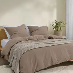 Плед-покривало Cosas Greek Waffle Bronze вафельне 75х95 см (Blanket_35Bronze_GreekWaffle_75x95) - мініатюра 3