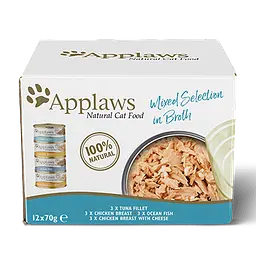 Набір консервів для котів Applaws Mixed Selection in Broth 12 х 70 г