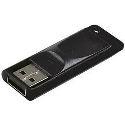Флеш-накопичувач Verbatim USB флеш накопичувач 64GB Slider Black USB 2.0 (98698) - мініатюра 3