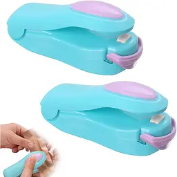 Ручний міні зварювач пакетів Korea Type Mini Sealing Бірюзовий, Kitchen Master 84960 - мініатюра 8