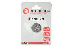 Плашка ручна кругла метрична Intertool M6 х 1.0 - мініатюра 3