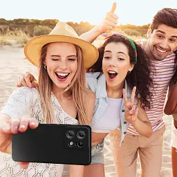 Силіконовий чохол BeCover для Motorola Edge 50 Pro Black (711756) - мініатюра 4