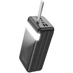 Портативна батарея Hoco J86B 60000 mAh Black - мініатюра 4