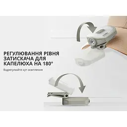 Ліхтар з кліпсою Naturehike NH21ZM013, бежевий - мініатюра 10