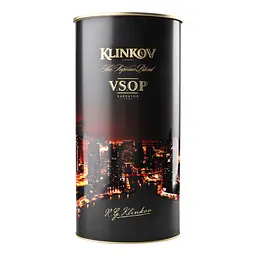 Коньяк Klinkov VSOP 40% 0.5 л у тубусі - мініатюра 2