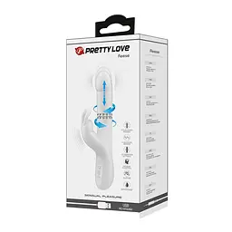 Вібратор Pretty Love Reese 24.8 см білий - мініатюра 2