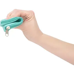 Сумка для зберігання секс-іграшок PowerBullet - silicone Storage ZippeRed Bag Teal - мініатюра 3