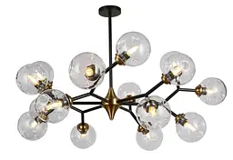 Люстра молекула Levistella 7520030-15 BK+CL
