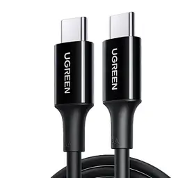 Кабель USB-C 100W UGREEN US562 Type-C to Type-C PD QC 4.0/3.0 для швидкого заряджання MacBook Pro, Samsung PVC 1.5м (15177)