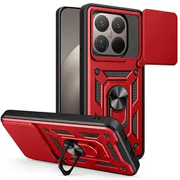 Чохол Ummi Camshield Serge Ring для Xiaomi 15T Червоний / Red