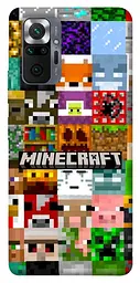 TPU чохол Demsky Minecraft collage для Xiaomi Redmi Note 10 Pro