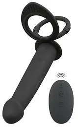 Ерекційне кільце з вібратором - Vibrating RC Double Fucker - мініатюра 2