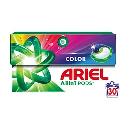Капсули для прання Ariel Pods All-in-1 Color Для кольорового 30 шт. (8700216766173) - мініатюра 2