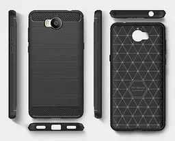 Чохол PRIMO Carbon Fiber Series для Huawei Y5 2017 Black - мініатюра 3