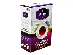 Суміш чаю FEELTON 80 г чорного та зеленого CHAMPAGNE SPLASHES - мініатюра 2