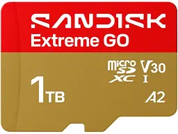 Карта пам'яті SanDisk Extreme GO SDXC 1 TB (SDSQXGN-1T00-GN6MN)