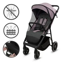 Прогулянкова коляска Kidwell Enzo Pink - мініатюра 6