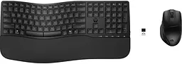 Комплект клавіатура та миша 680 Comfort Dual-Mode BT EN/UK чорний HP teh0013880