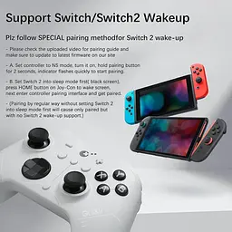 Геймпад Бездротовий GuliKit ES PRO для ПК, Switch 2, Switch та Android, TMR 4000 Чорний - мініатюра 6
