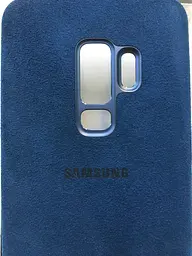 Чохол-накладка Alcantara Cover Official EF-XG965ALEGRU для Samsung Galaxy S9 Plus (6.2") Blue - мініатюра 3