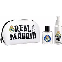Подарунковий набір: парфумований спрей для тіла 100 мл, туалетна вода 50 мл Real Madrid Air-Val (125271)